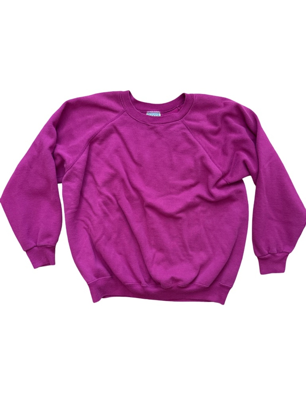 Vintage Hanes Her Way Women’s Sweatshirt Size XL Burgundy/Plum Color Blank